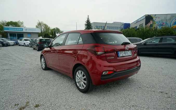 Hyundai i20 cena 45700 przebieg: 57331, rok produkcji 2018 z Działdowo małe 466